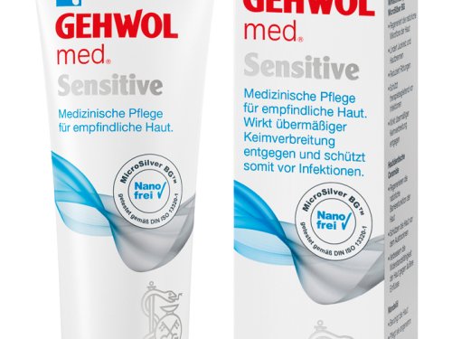 Neu: GEHWOL med Sensitive - medizinische Pflege für empfindliche Haut