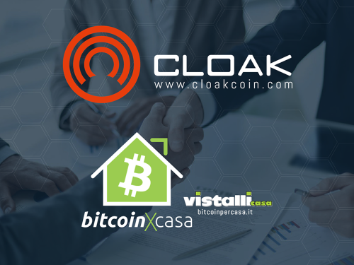 CloakCoin Announces Important Partnership with Vistalli Casa-BitcoinXcasa